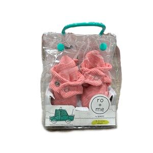 Ro + Me Pink Baby Booties